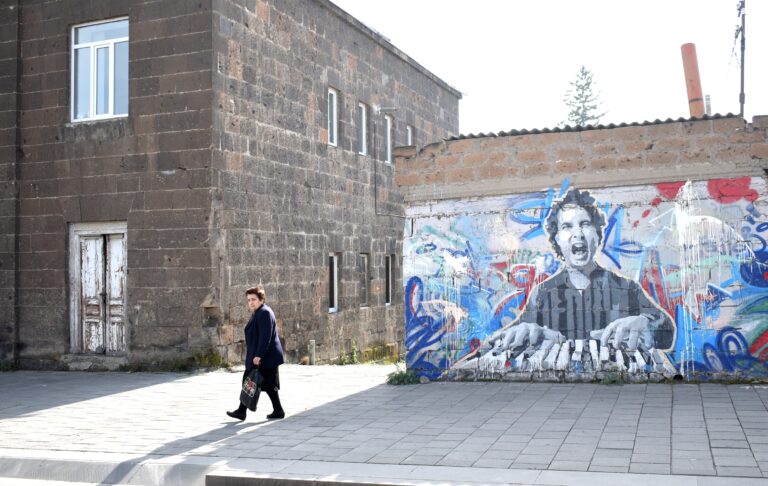 Street photo in Gyumri, Armenia by Rodrigo Marcotich