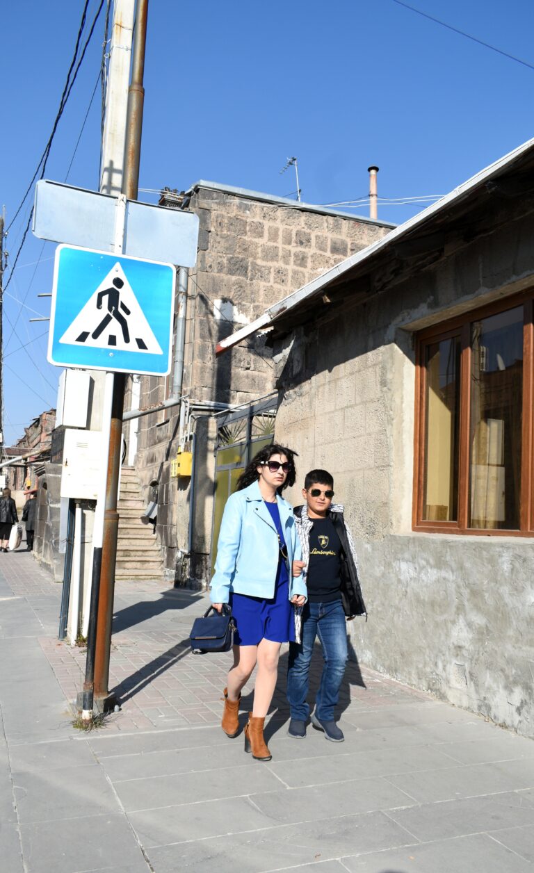 Street photo in Gyumri, Armenia by Rodrigo Marcotich