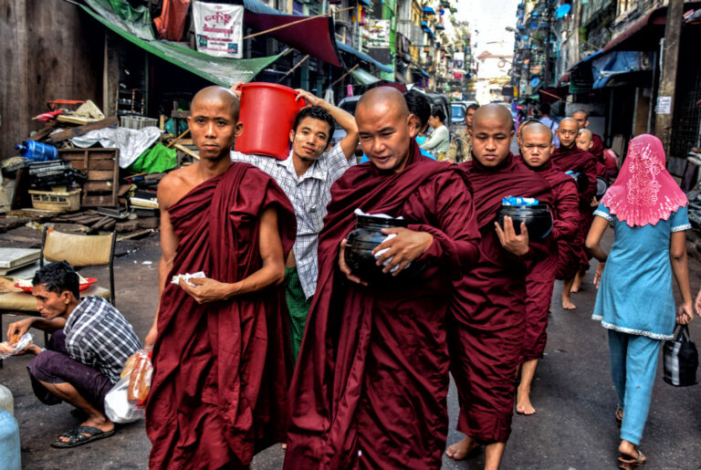 Street photo in Yangon, Myanmar by Michael Kennedy