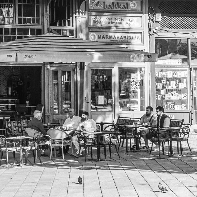 Street photo in Sarajevo, Bosnia and Herzegovina by Cinza Hart