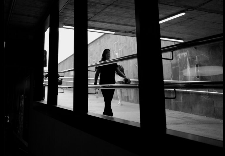 Street photo in Pamplona, Spain by David Sheppard