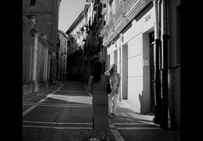 Street photo in Pamplona, Spain by David Sheppard