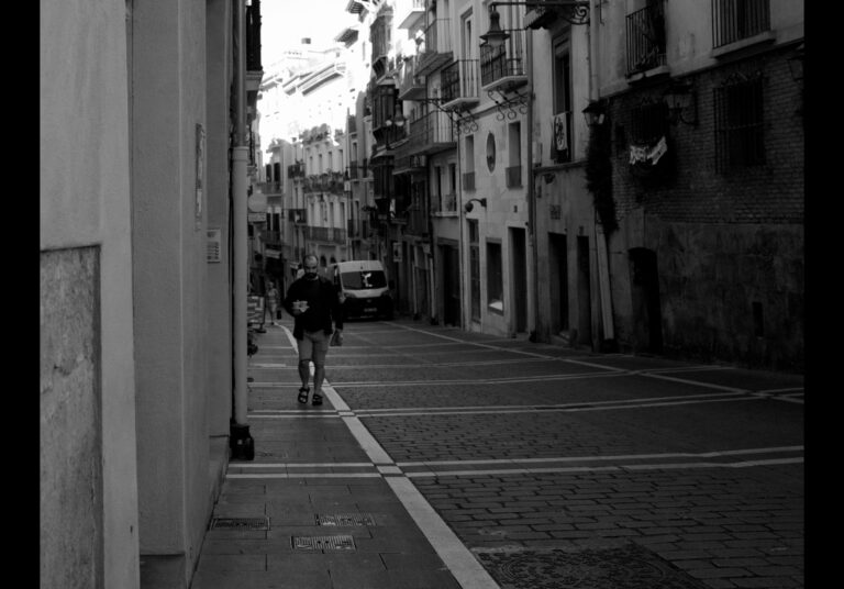 Street photo in Pamplona, Spain by David Sheppard