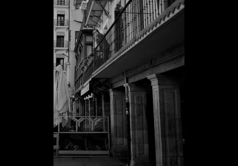 Street photo in Pamplona, Spain by David Sheppard