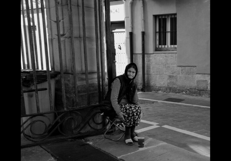 Street photo in Pamplona, Spain by David Sheppard