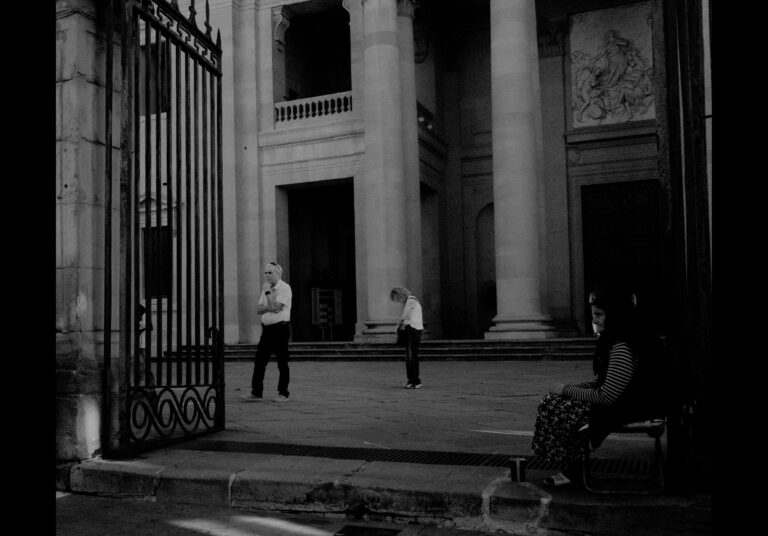 Street photo in Pamplona, Spain by David Sheppard