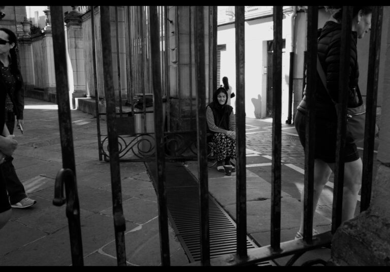 Street photo in Pamplona, Spain by David Sheppard