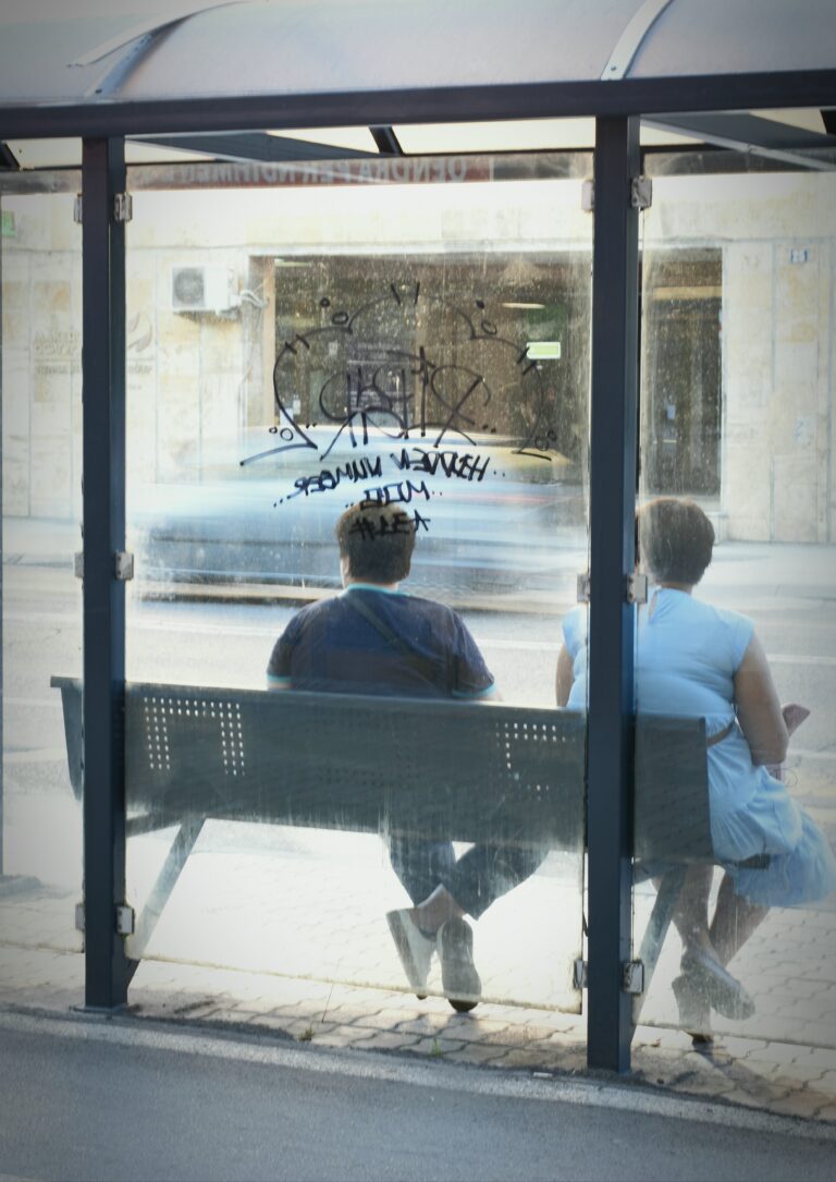 Street photo in Skopje, North Macedonia by Rodrigo Marcotich