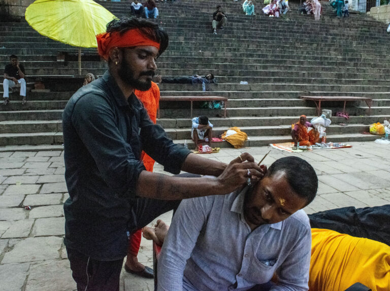 Street photo in Varanasi, India by Michael Kennedy