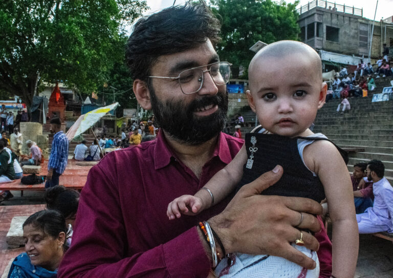 Street photo in Varanasi, India by Michael Kennedy