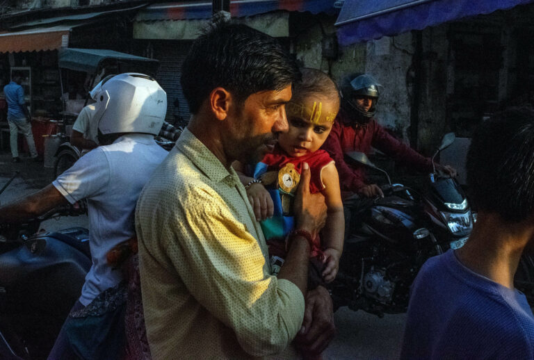 Street photo in Mathura, India by Michael Kennedy