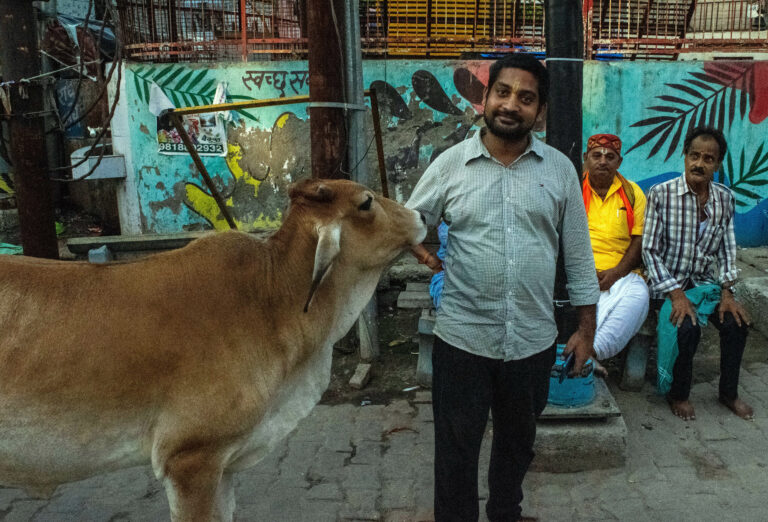 Street photo in Mathura, India by Michael Kennedy