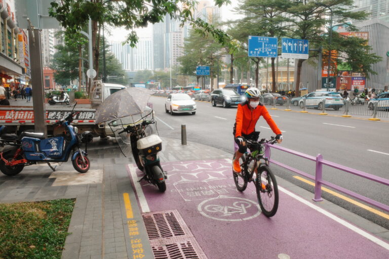Street photo in Shenzhen, China by Bruce Wagner