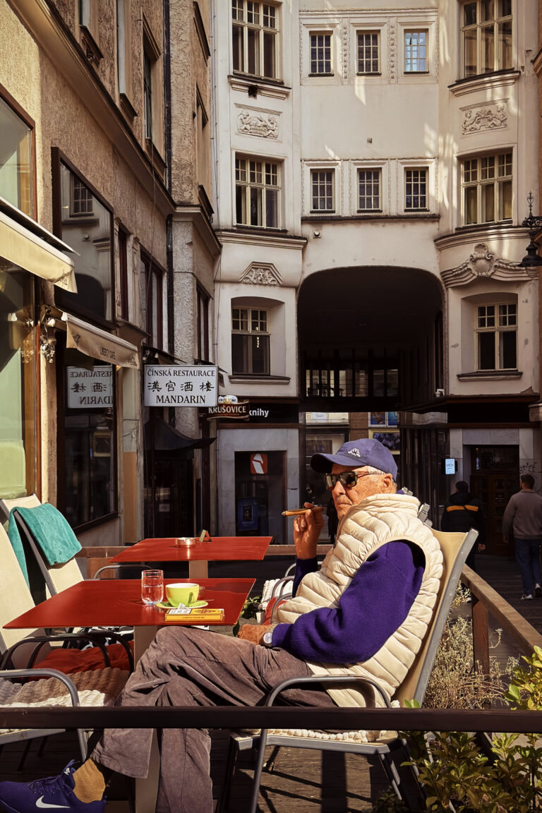 Street photo in Brno-střed, Czechia by Pavel Hotárek