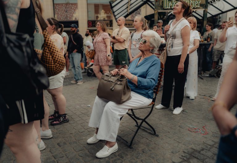 Street photo in Leipzig, Germany by Alex Opsi