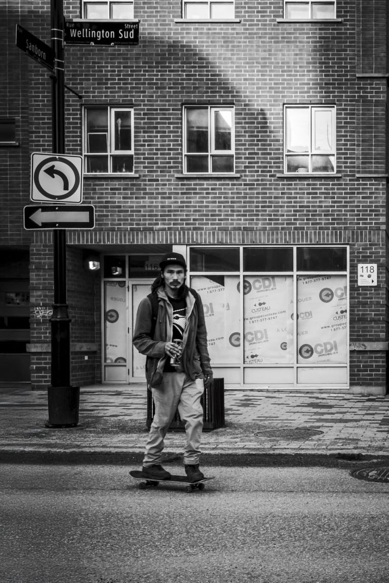 Street photo in Sherbrooke, Canada by Charles R.
